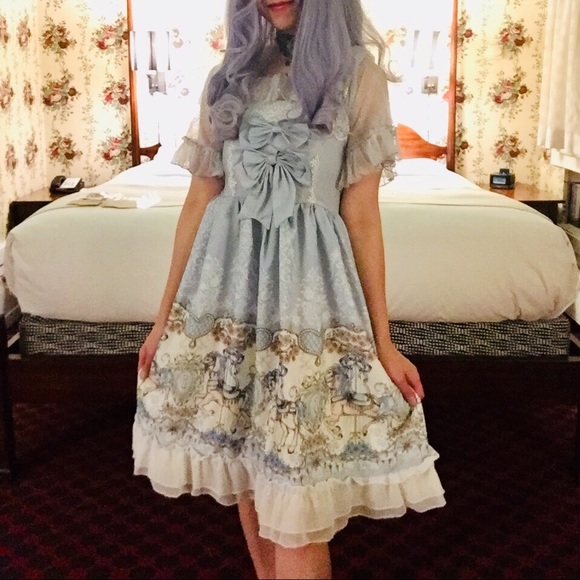 NEW Sweet Harajuku Lolita Dress - Picture 3 of 9